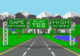 The Duel: Test Drive II screenshot 3 for Sega Mega Drive